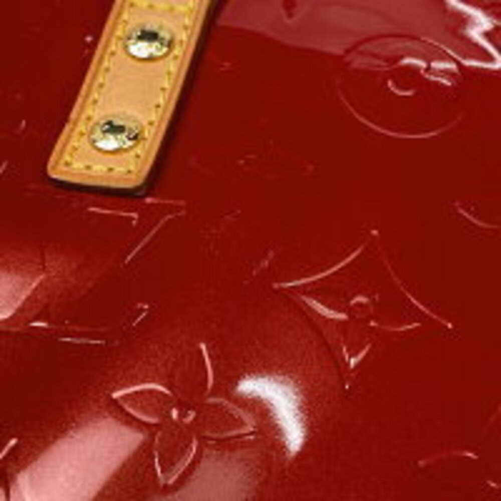 Louis Vuitton Tote Patent Vernis dAmour Pomme Reed Bag Vernis Red - Picture 4 of 8